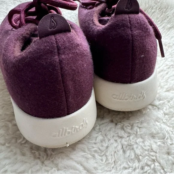 Allbirds Women’s Merino Wool Running Shoe in Berry Purple - Picture 8 of 12
